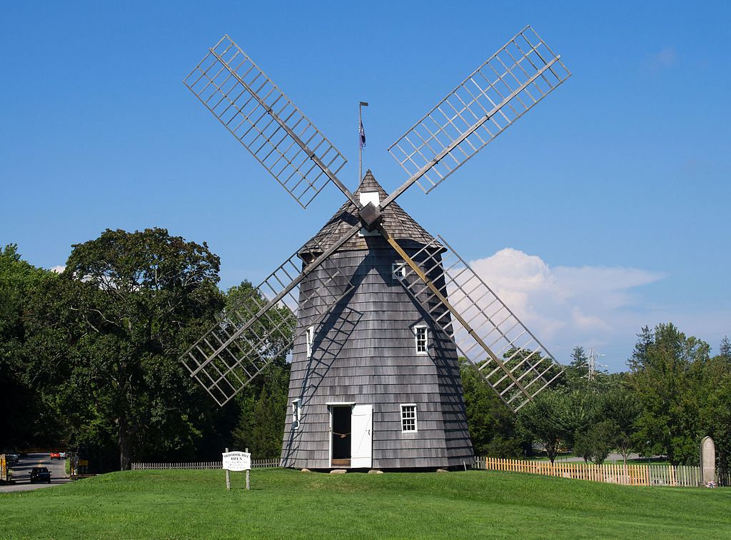 Photo of an Old Hook Mill in East Hampton